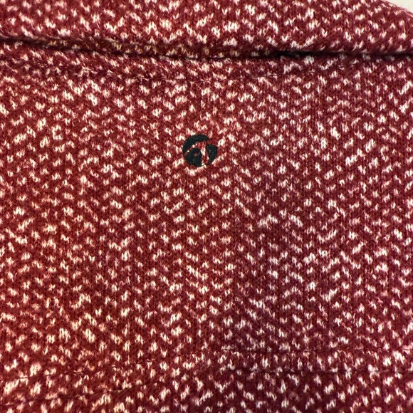 Red and White Zip-Up Jacket - Picture 3 of 5